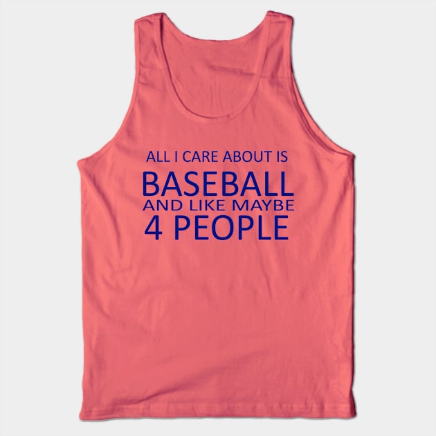 baseball and 4 people Tank Top by Gsweathers